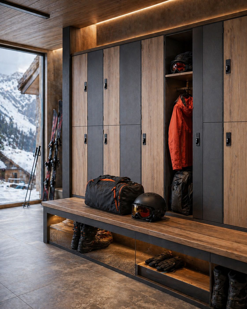 Fenolock - Taquillas para entornos outdoor, esquí o actividades de montaña, adaptadas a material técnico